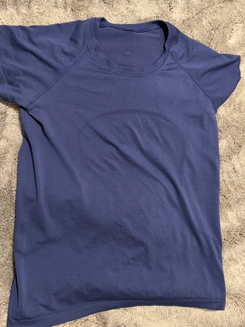 Lululemon Navy Blue Short Sleeve Athletic Top – Size 12